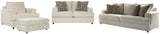 Side angle of Soletren Stone sofa set