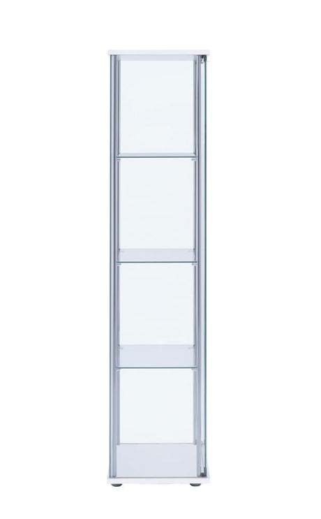 Bellatrix Curio Cabinet door and pull handle detail