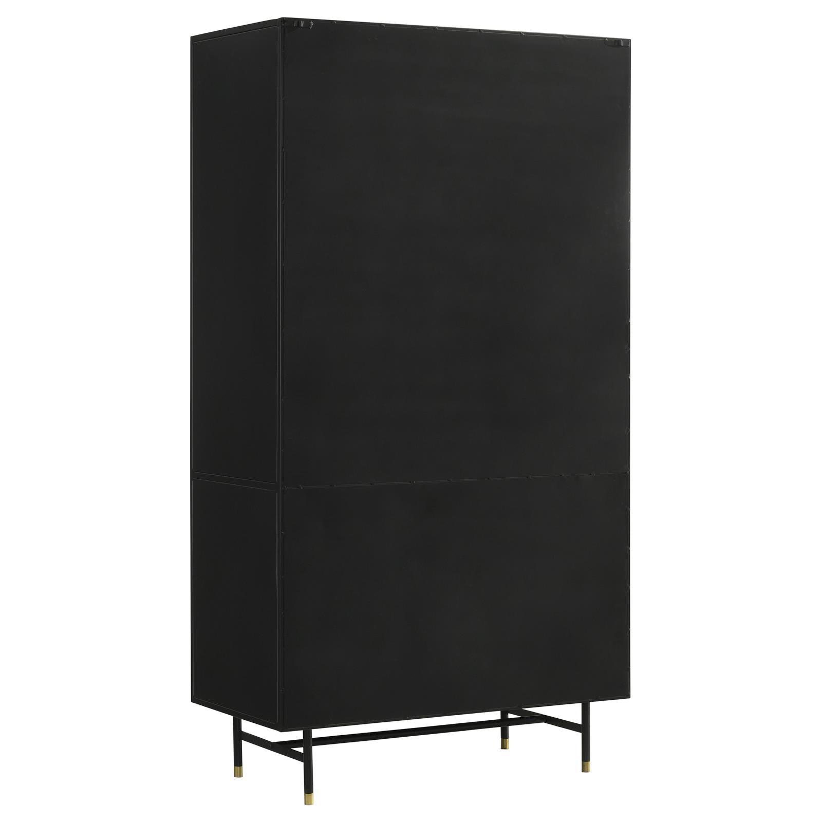 Santiago cabinet trestle base with antique brass hardware