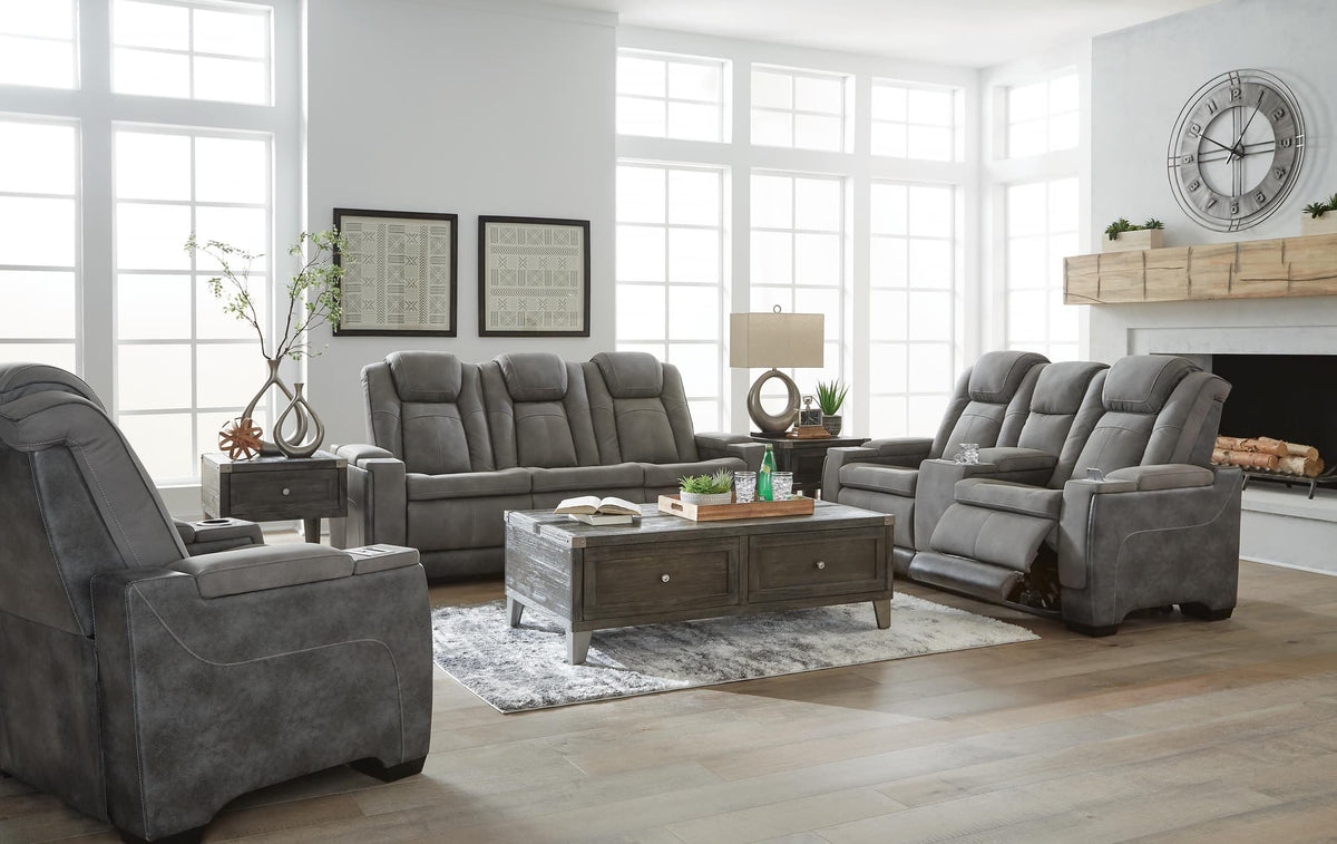 Next-Gen Slate DuraPella Sofa, Loveseat and Recliner Set — product image 9