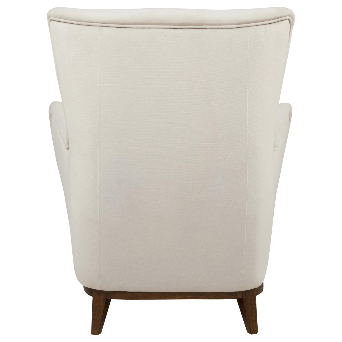 Catala Ivory and Coffee Upholstered High Back Accent Chair — product image 7