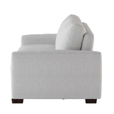 Price Light Gray Convertible Studio Sofa side 3D view