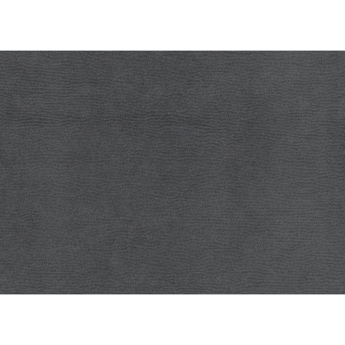 Gray fabric loveseat swatch showing fabric texture