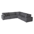 Guthrie Gray 5-Piece Modular Sectional Sofa main front view
