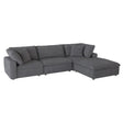 Ulrich Gray modular sectional sofa main front view