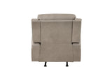 Pagosa recliner chair headrest and arm detail