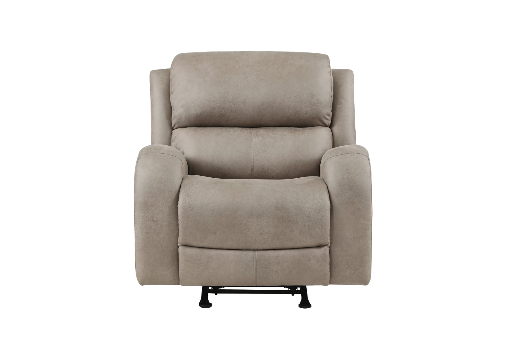 Brown microfiber fabric swatch for Pagosa reclining set