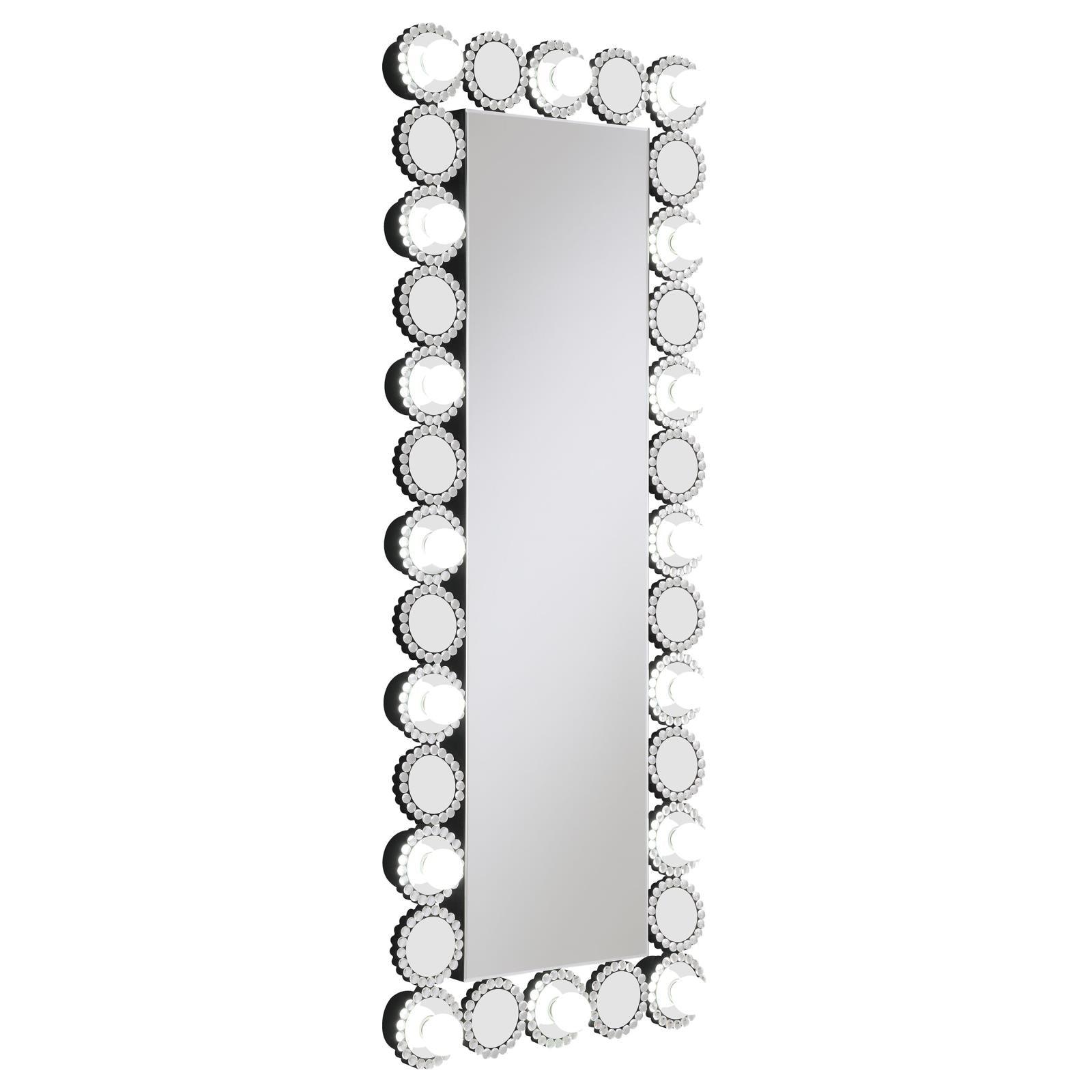 Side angle showing mirror's thickness and frame details