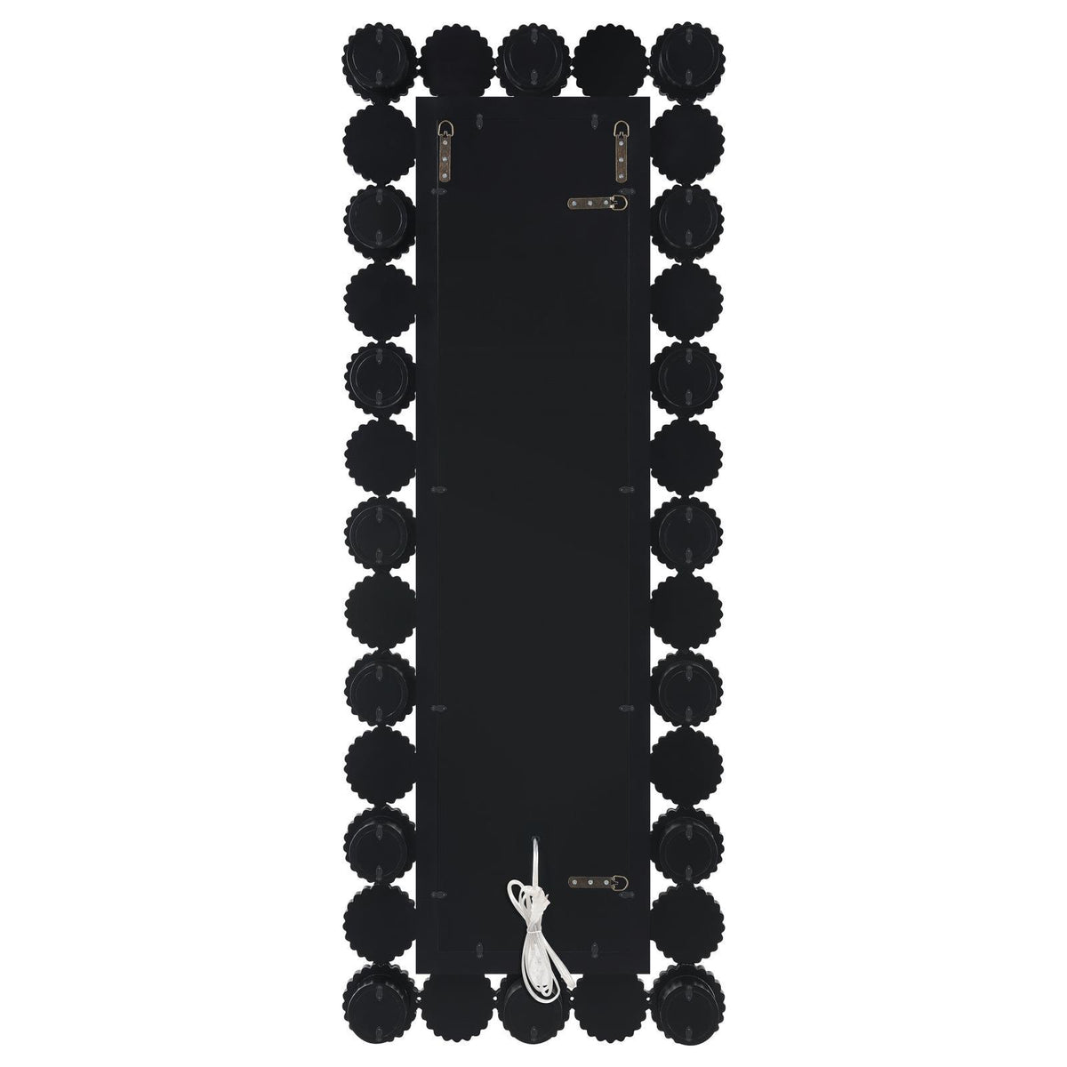 Full-length view in a modern entryway setup