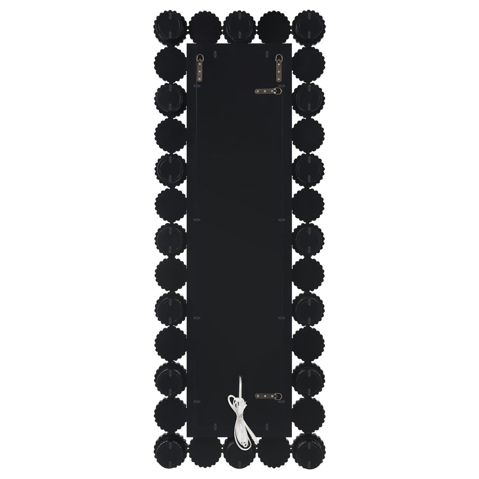 Full-length view in a modern entryway setup