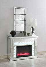 Oriel mirror side angle showing dark beveled edge