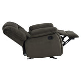 Laurelton Chocolate Glider Recliner