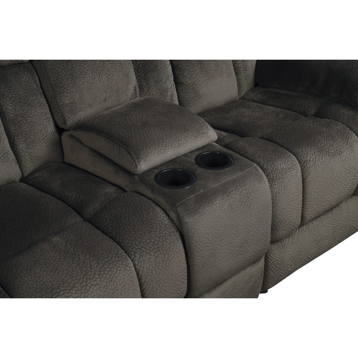 Laurelton Chocolate Double Reclining Loveseat
