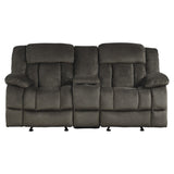 Laurelton Chocolate Double Reclining Loveseat