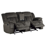 Laurelton Chocolate Double Reclining Loveseat