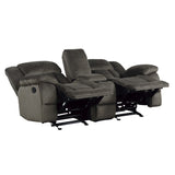 Laurelton Chocolate Double Reclining Loveseat
