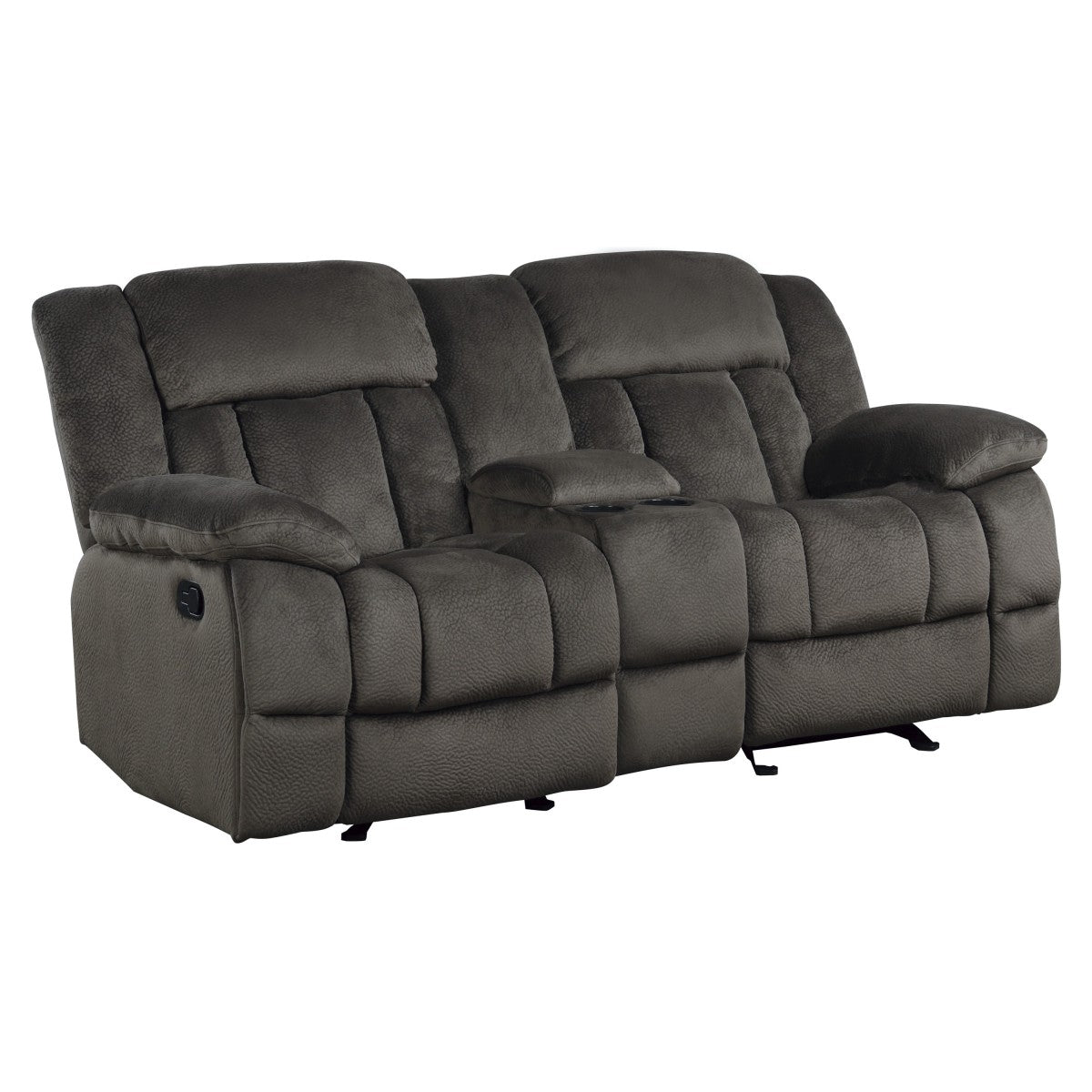 Laurelton Chocolate Double Reclining Loveseat