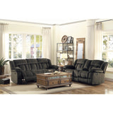 Laurelton Chocolate Double Reclining Loveseat