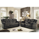 Laurelton Chocolate Double Reclining Loveseat