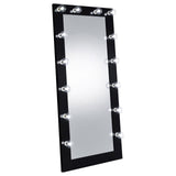 Zayan floor mirror showing LED lighting detail