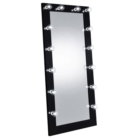 Zayan floor mirror showing LED lighting detail