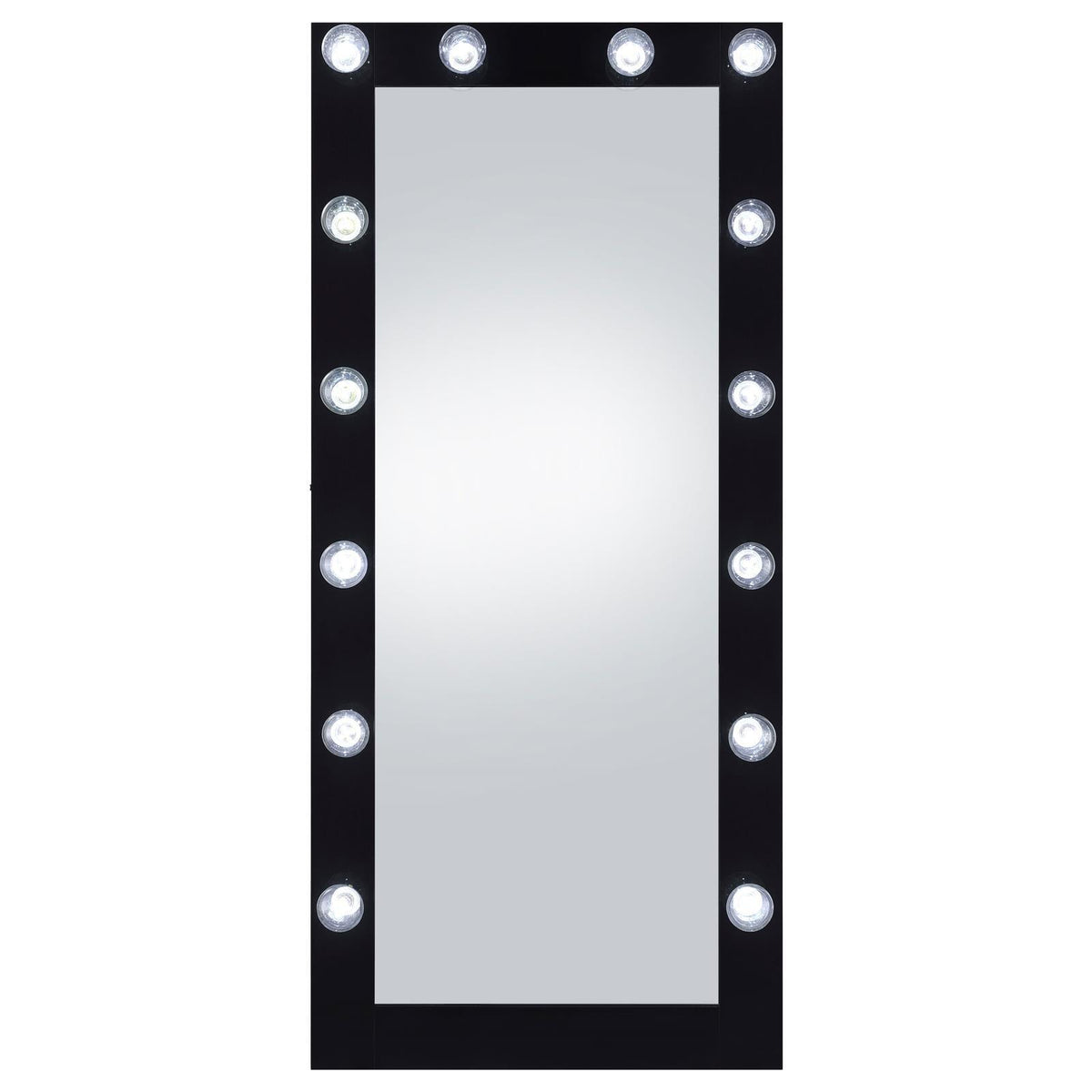 Zayan floor mirror reflective surface detail