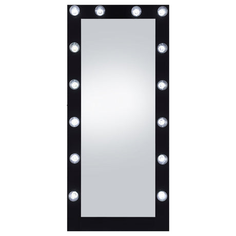 Zayan floor mirror reflective surface detail