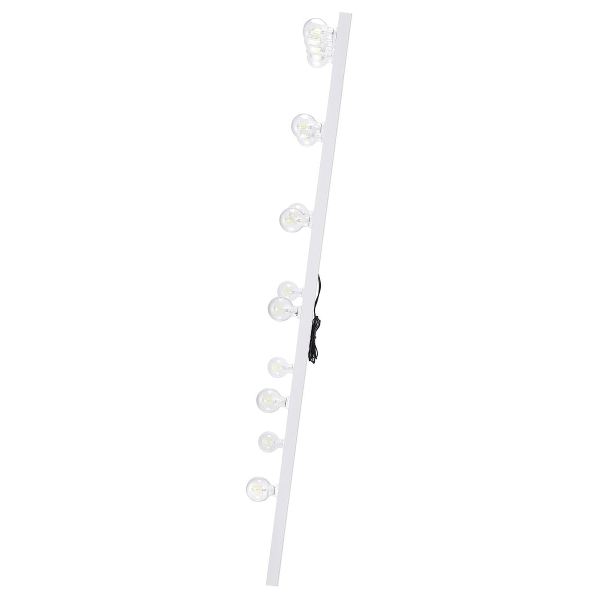 Zayan floor mirror angled view highlighting mirror thickness