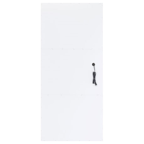 Zayan floor mirror base showing MDF frame construction