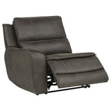 Marcell 3-Piece Power Reclining Loveseat with Charging Console Grey — product image 5
