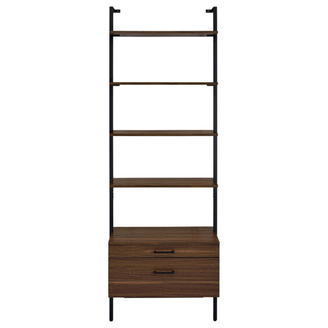 Owens 3-piece bookshelf showing open shelves with decor