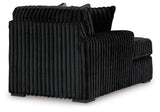 main view of Midnight-Madness Onyx 3-Piece Sectional with Chaise sectional sofa