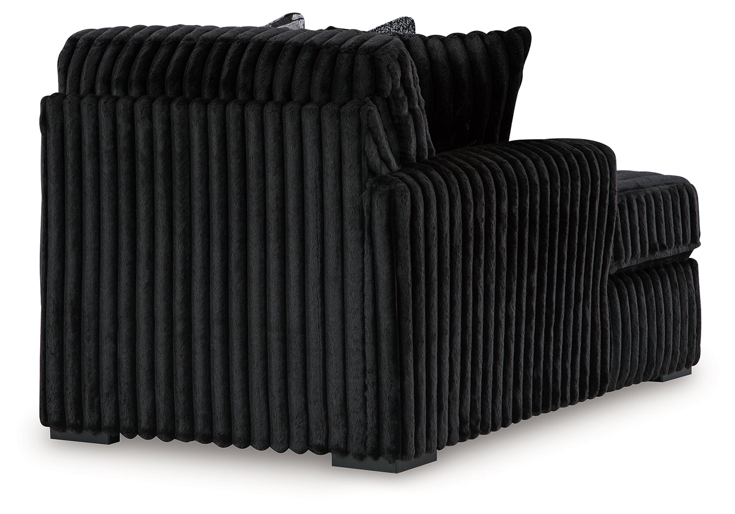 main view of Midnight-Madness Onyx 3-Piece Sectional with Chaise sectional sofa
