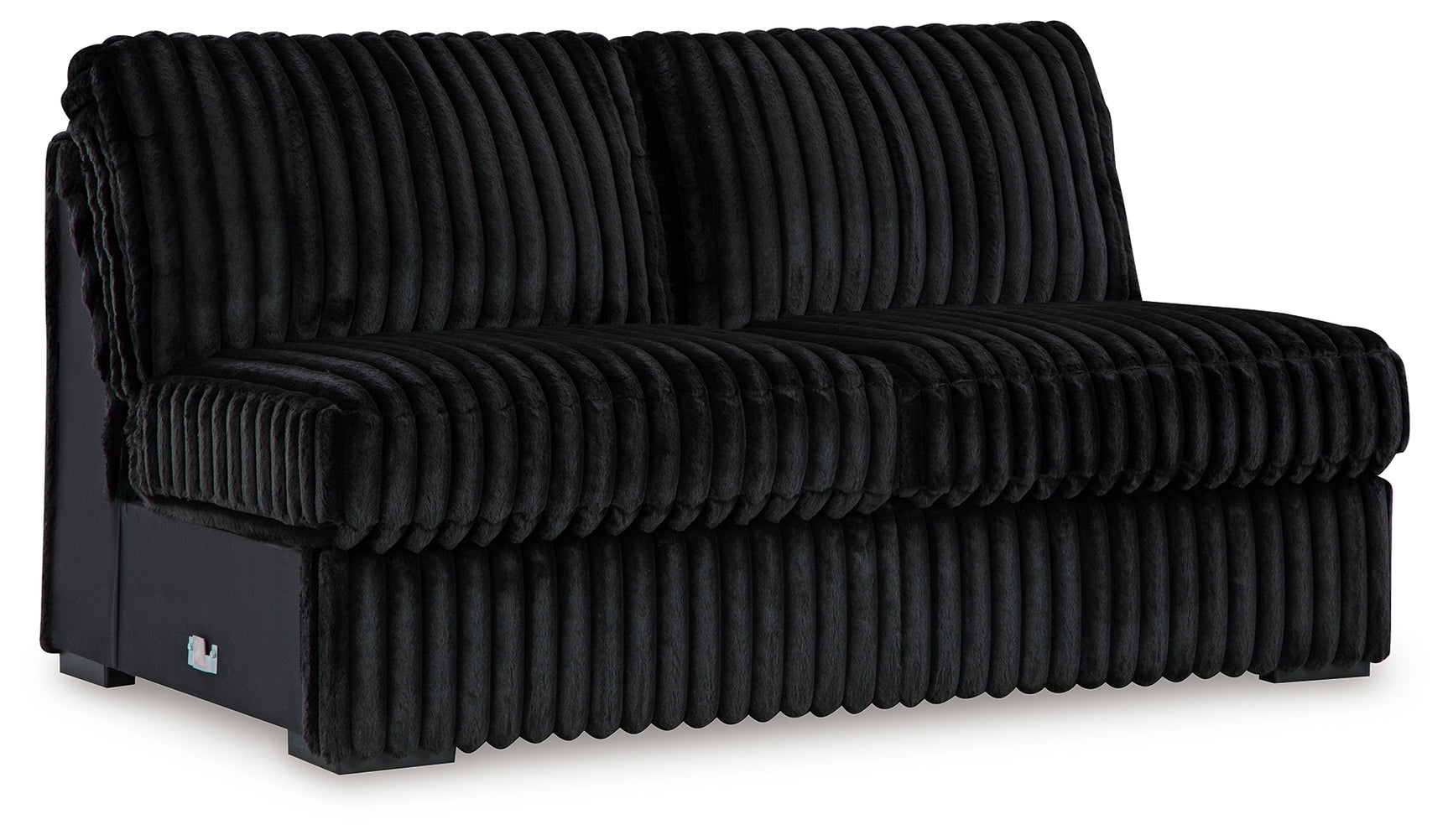 room view of Midnight-Madness Onyx 3-Piece Sectional with Chaise sectional sofa