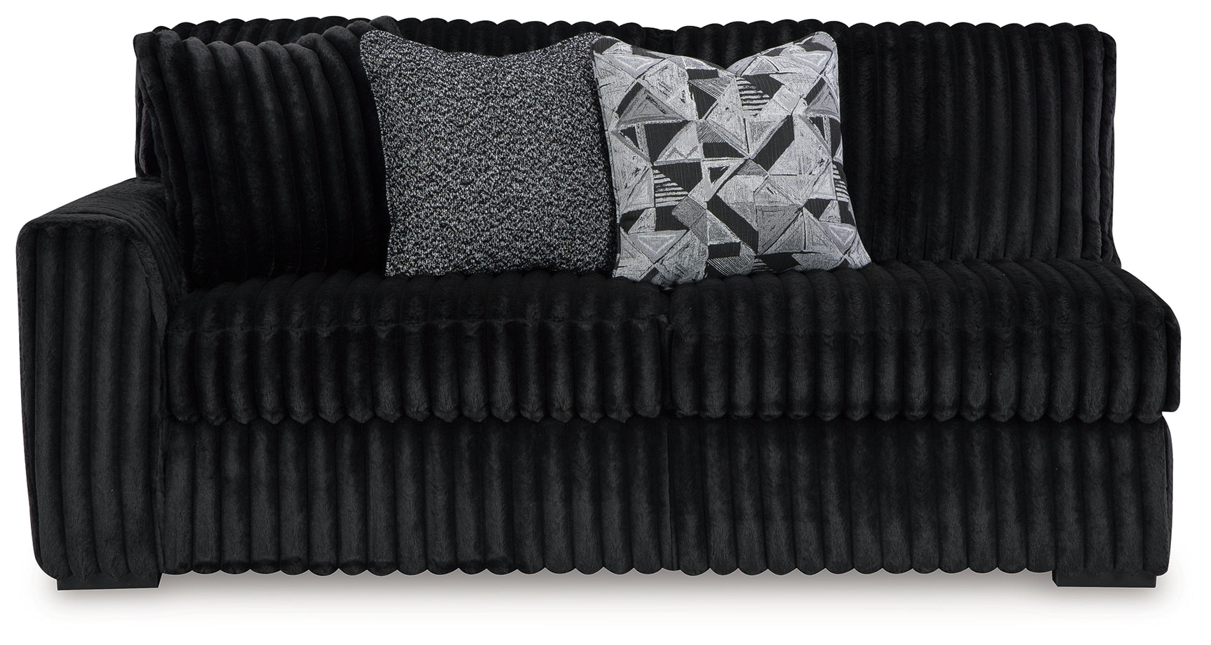 Detail close-up of sectional material and texture