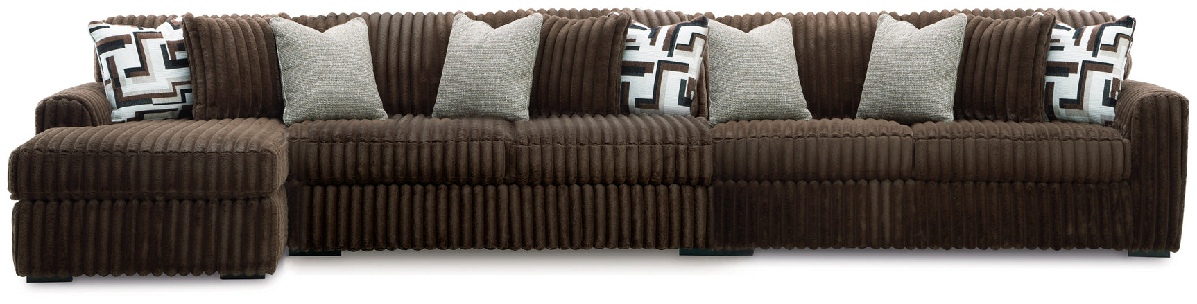 Another detail view showing chaise and upholstery