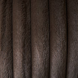 Close-up main view of Midnight Madness Chocolate Velvet sectional sofa