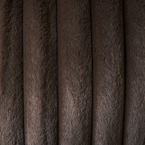 Close-up main view of Midnight Madness Chocolate Velvet sectional sofa