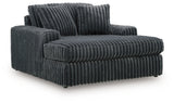 Midnight-Madness Oversized Chaise side view