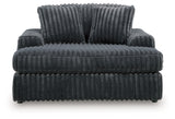 Midnight-Madness Oversized Chaise head-on front view