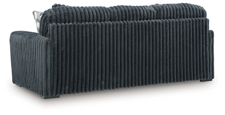 Back detail of Midnight Madness Gunmetal Sofa and Loveseat