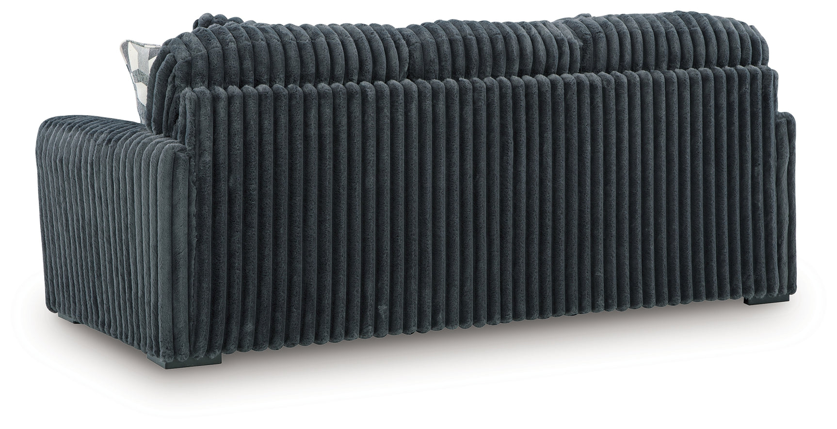 main view of Midnight-Madness Gunmetal Velvet Sofa furniture