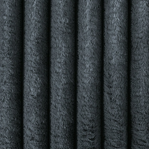 side view of Midnight-Madness Gunmetal Velvet Sofa furniture