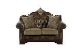 Wide front view of Croydon 2-piece sofa and loveseat set