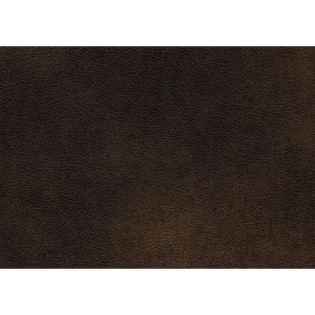 Fabric swatch showing brown chenille upholstery