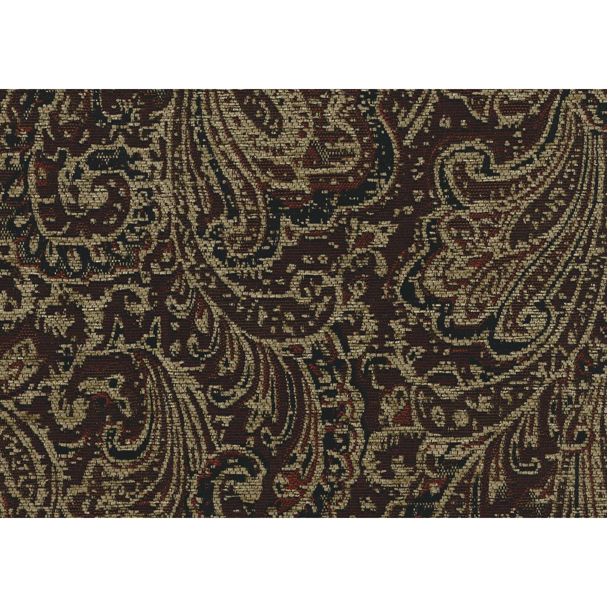 Fabric swatch showing nailhead trim detail