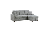 Close up of pull-out bed mechanism on Waitsfield Sectional