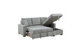 Storage compartment inside right chaise