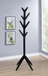 Margaret coat rack side profile showing hooks