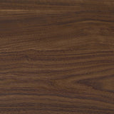 Back side of Rikkie Walnut coat rack showing construction